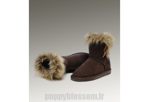 La plupart des bottes Ugg populaire de chocolat-204 court fourrure de renard?